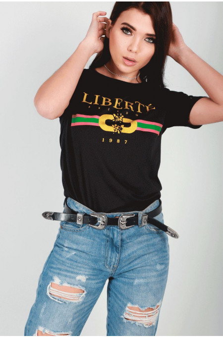 Callie Longline Slogan T-Shirt