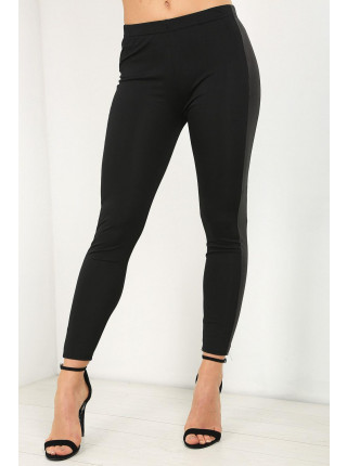 Macie Faux Leather Panelled Leggings