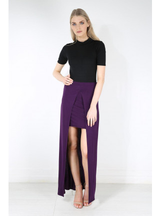 Lisa Split Front Maxi Skirt