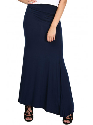  Alice Stretch Flared Swing Maxi Skirt