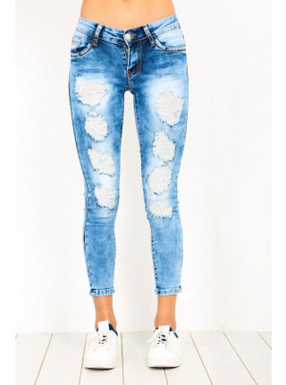 Tasmina Acid Wash Ripped Jeans