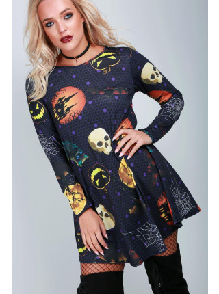 Kylie Halloween Swing Dress